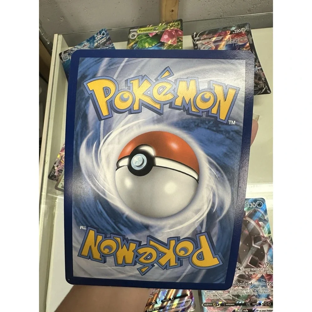 Lot of 8 JUMBO pokemon cards damaged‎ condition Blastoise VMAX SWSH103 vaporeon